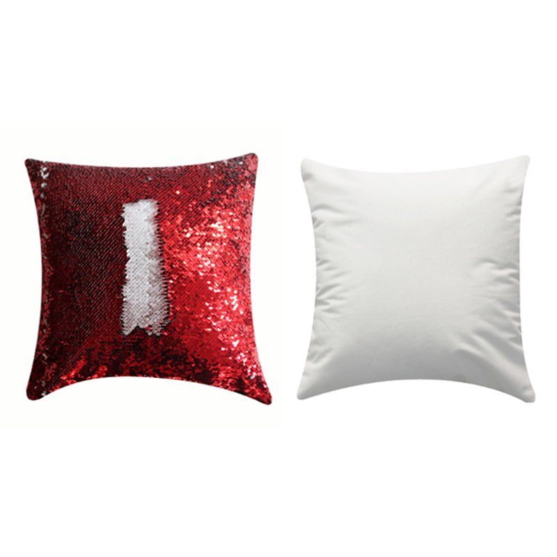 style sublimation blank Magical sequins item product heart transfer printing diy custom consumables 40*40cm 10pcs/lot