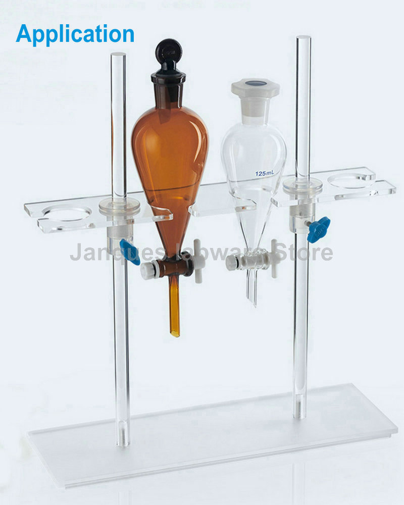 1pc Labor Plexiglas Trennung Trichter Gestell höer einstellbar trichter stehen geeignet für 60-1000ml trennung trichter