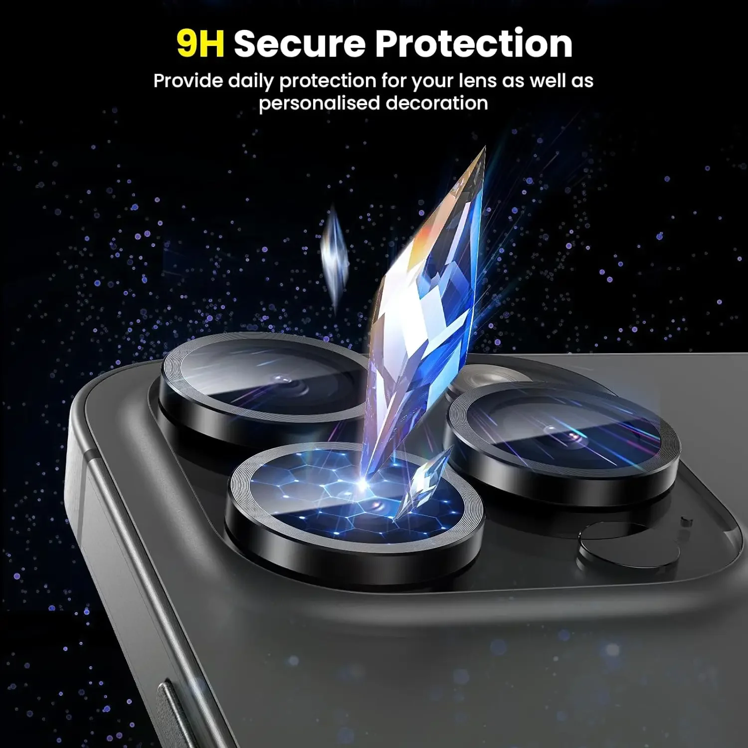 2-3Pcs Camera Lens Protector For IPhone 15 Pro Max 14 Plus 13 Mini 16 15Plus Tempered Glass Protection Cover Accessories