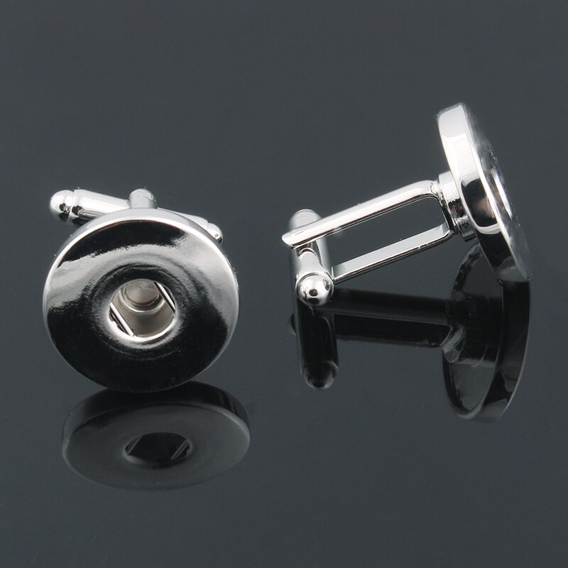 Novo botão de pressão botões abotoaduras jóias caber diy 18mm botão snap encantos para homens feminino diy acessórios presente