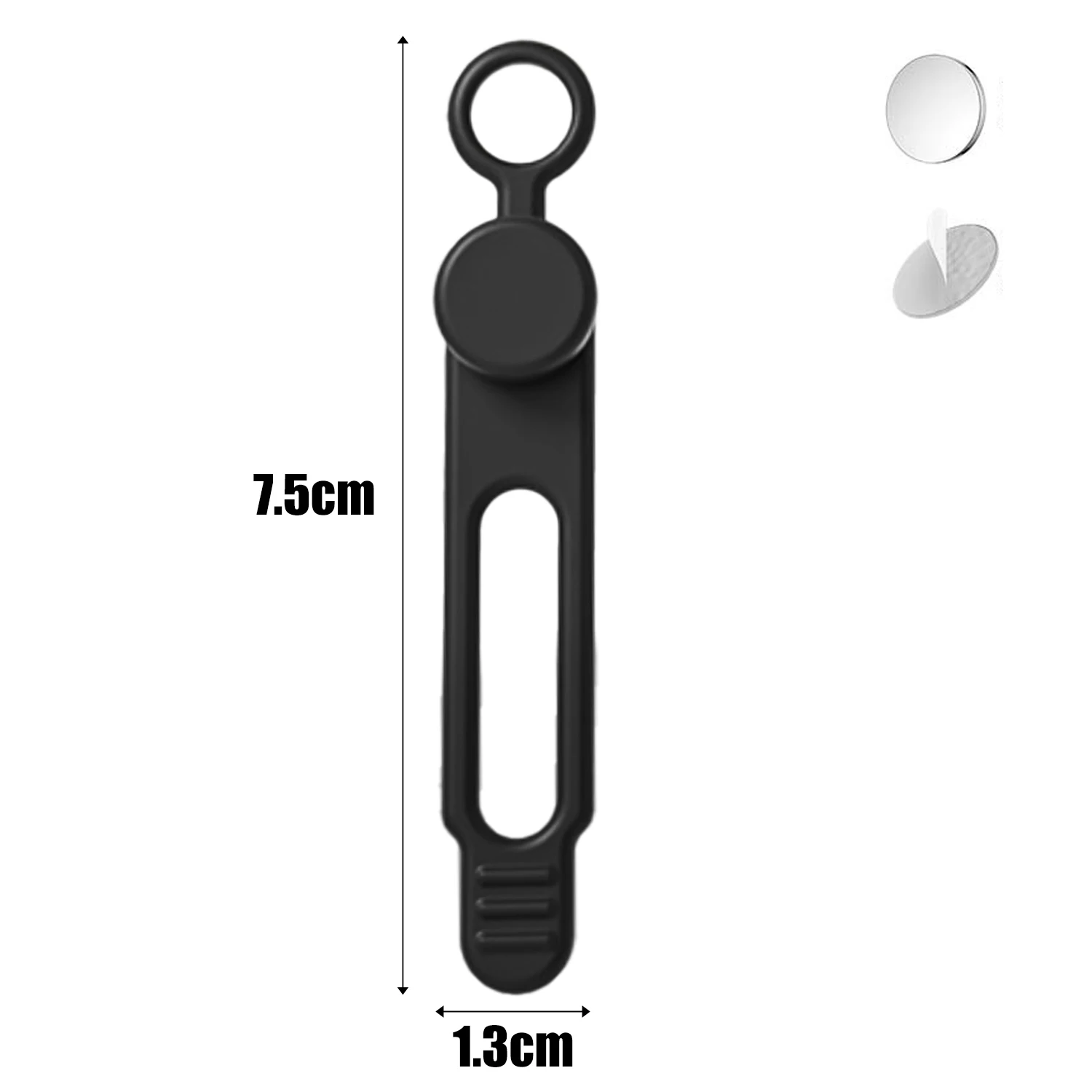 1/3/5/10 Uds. Bridas magnéticas para cables, Clip para auriculares, gestión de cables, bridas de silicona, organizador de cables magnéticos, soporte para cables: Blanco