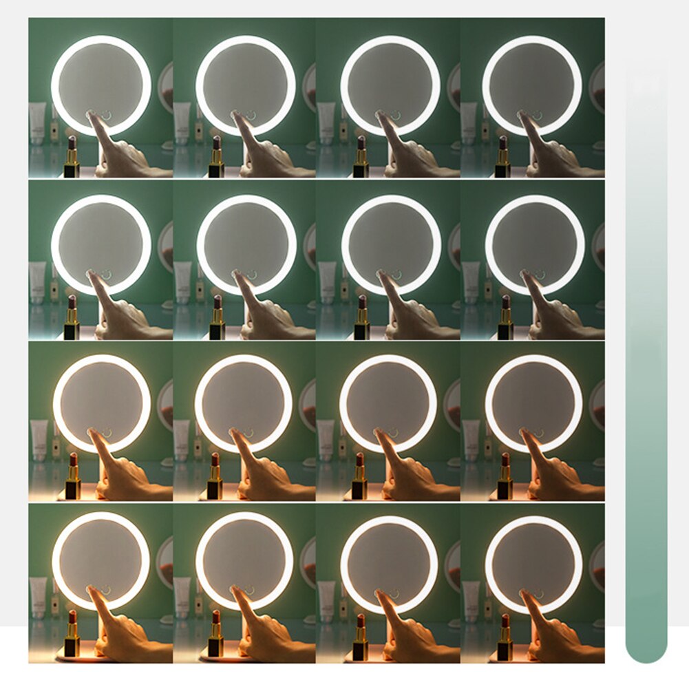 USB Adjustable Rechargeable LED Fill Light Makeup Mirror Dressing Table Lamp