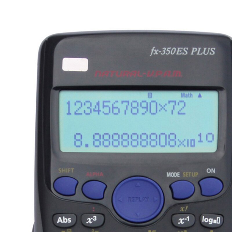 FX-350ES PLUS-calculadora de examen para estudiantes, dispositivo multifuncional con función científica, sin texto, para ingeniería y finanzas