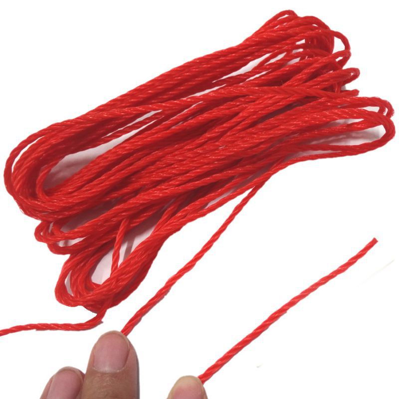 10 Meters Material Bold 32 Strands Of Multi-function Rope Outdoor Drying Bundled Rope Shrimp Cage Rope Color Random