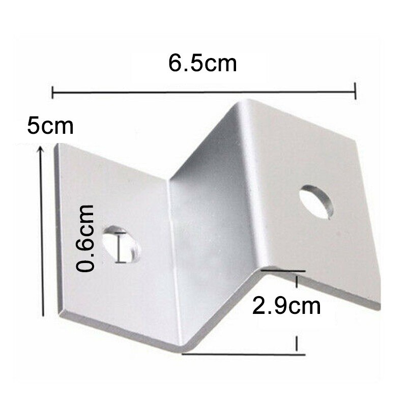 4pcs Z Style Panel Mounts Solar Energy Battery Panel Mounting Brackets Stainless Steel SUS304 Installation Of Solar Modules