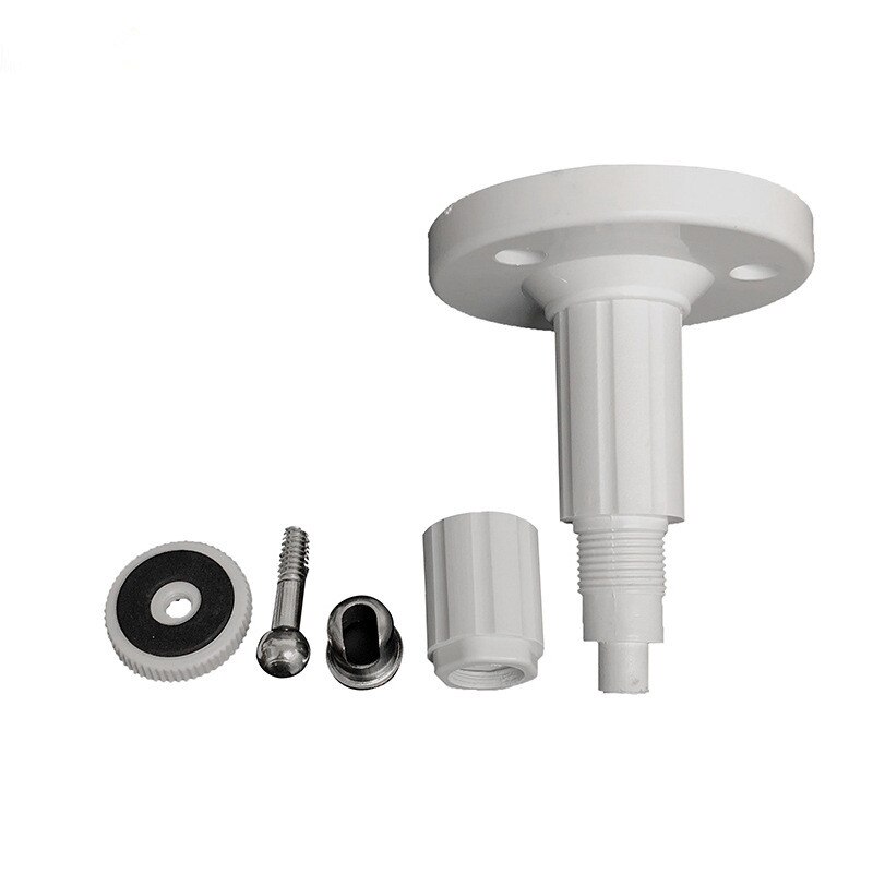 180 Degree Adjustable Security CCTV Camera Wall Mount Stand Indoor/Outdoor Mini Mount Bracket White Plastic Mount CCTV Support