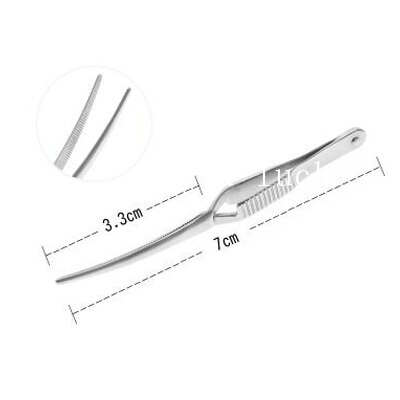 Arteriell venøs fastklemming av rustfritt stål mikro-enhet clip-down enhet midlertidig blokkerende klips hemostase arterie hemostat verktøy: 7