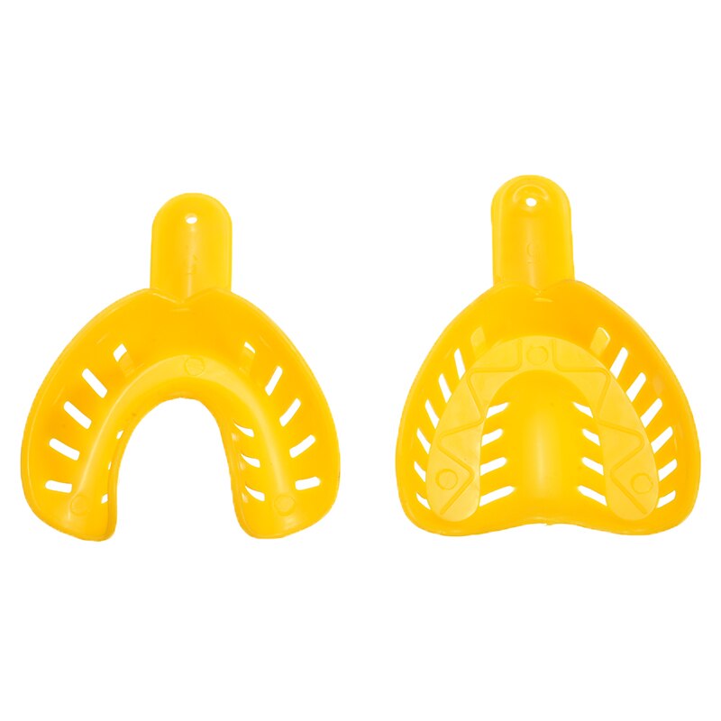 12 stks/set Plastic Tanden Houder Trays Tandindruk Trays Centrale Supply Duurzaam Dental Care Tanden Houder Voor Tandheelkundige Gereedschap