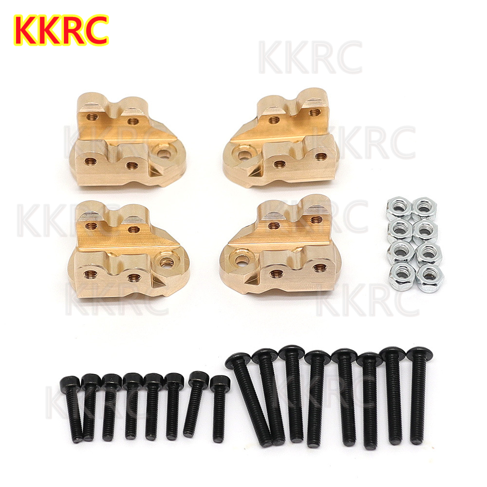 Yikong YK4082 YK4102 YK4103 Messing Front Steering Groep Achteras Mount Bumper C Base Contragewicht Schokdemper Chassis Armor: Pull Rod Mount