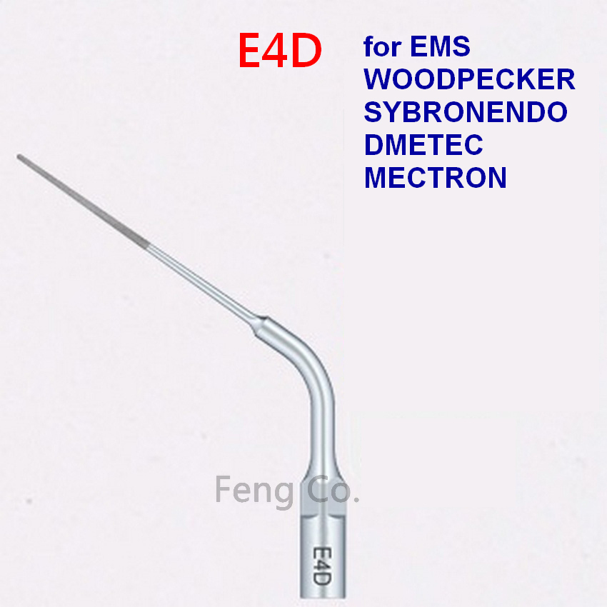 E4D Ultrasonic Scaler Tips Endo Perio Dental Scaling Fit EMS Woodpecker Handpiece Dentistry Instrument