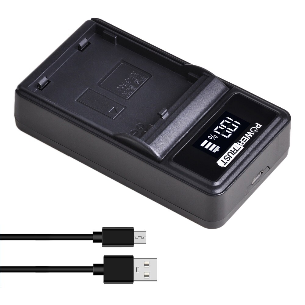 PowerTrust Rechargeable Battery Pack for Sony NP FF71, NP FF70, NP-FF71S Replacement INFOLITHIUM F Series Battery