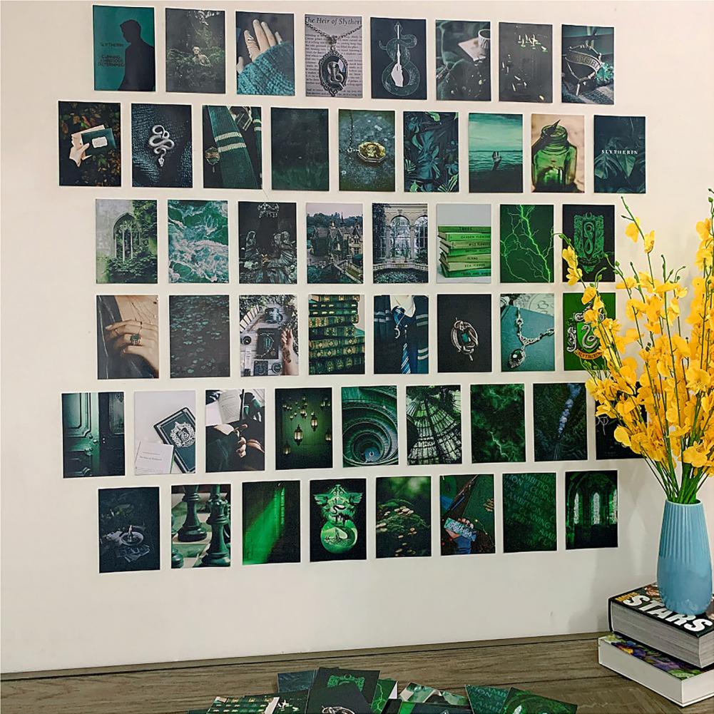 50 Stks/set Muur Print Mooie Lichtgewicht Vakmanschap Voor Gang Muur Collage Muur Esthetische Foto 'S