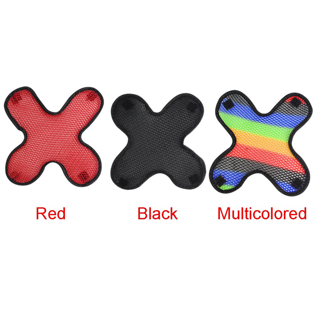 Practical Helmet Liner Pad E Bike Breathable Motorcycle Heat Insulation Hook And Loop Elastic Hollowed Out Honeycomb Mesh