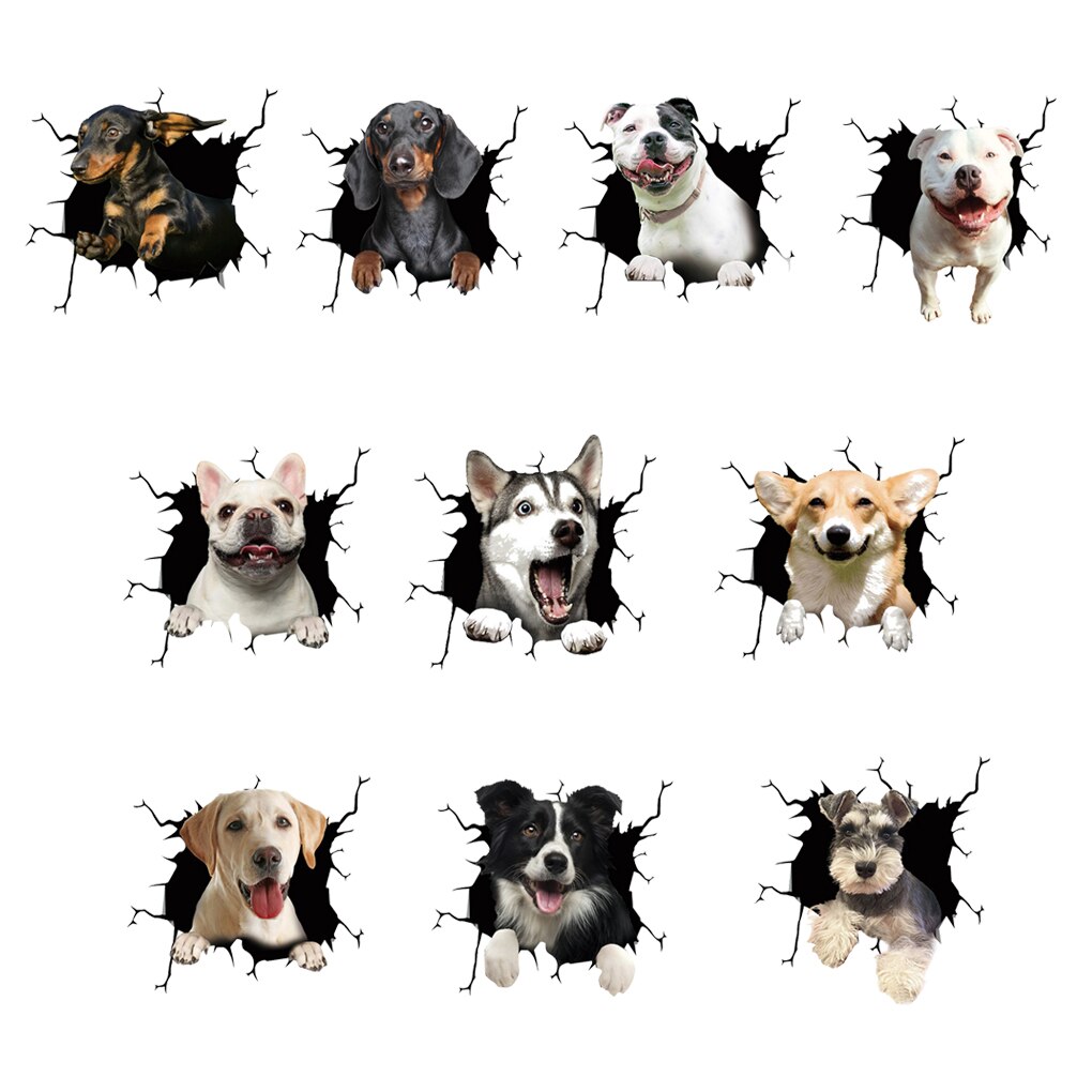 Koelkast Sticker Dier Type Statische Auto Raamstickers Decoratie Pvc Muur Papier