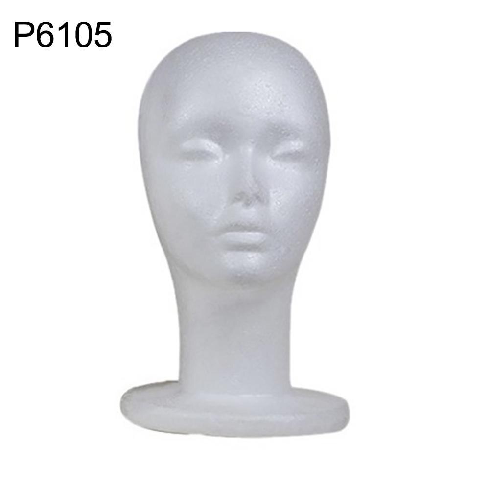 Piepschuim Mannequin Hoofd Model Zonnebril Lenzenvloeistof Stand Hat Cap Display Houder: 4