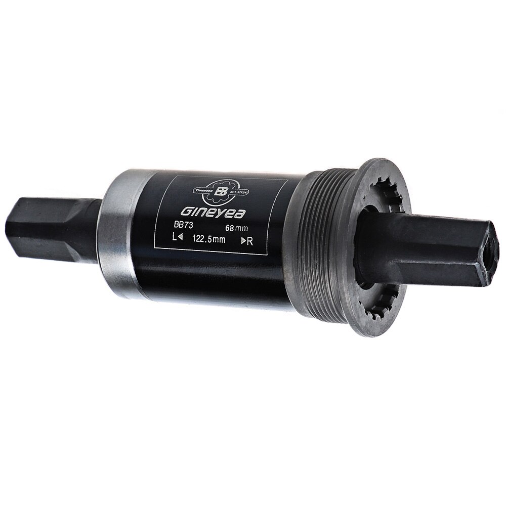 Gineyea Bike Bottom Bracket 116 118 120 122.5 127.5 mm Crank Axis Quare Hole MTB Bicycle Parts BB FOR Square Tapered Spindle C