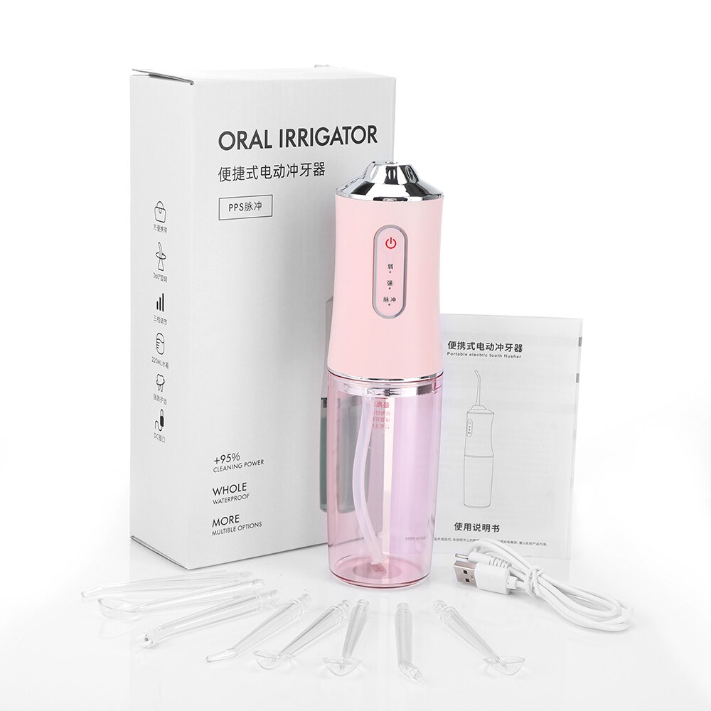 Elektrische Zähne Reiniger Wasserdichte Zähne Flosser Wasser Flosser kabellos Zahn Oral Irrigator Wiederaufladbare für Reise Hause