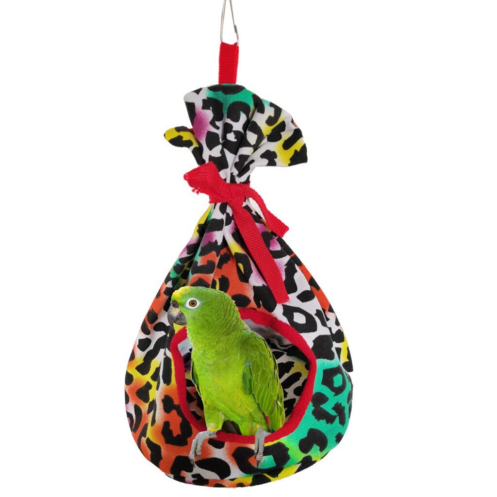 Bird Parrots Perch Tents Hammock Winter Warm Nest Cockatiels Conure Hanging House Round Nests Protect Against Wind #Y5