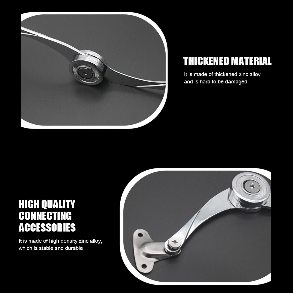 Practical Cabinet Door Lift Up Stop Stays Hinge Zinc Alloy Furniture Cupboard Support Rod for Tatami Furniture Hardware