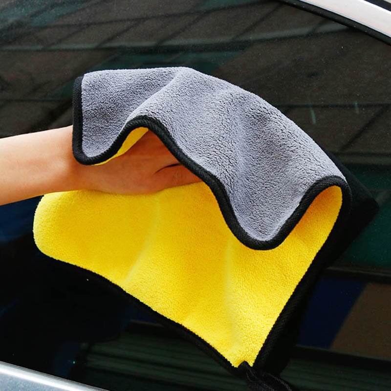 Bilvask mikrofiber håndklæder bil rengøring vask tørre klud vinduespleje blød super absorberende bilvask håndklæde bil tilbehør