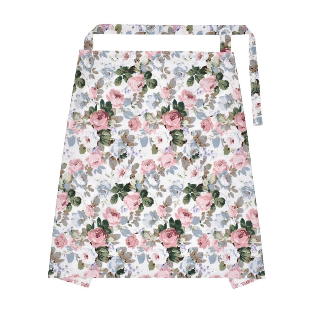 Breathable Mother Breastfeeding Cover Baby Nursing Cover Mother Outdoor Baby Shawl Feeding Covers Apron Cover nursing scarf: flower
