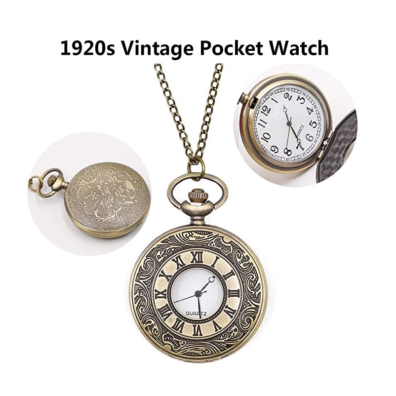 The 1920s vintage Great Gatsby party retro set and newspaper boy retro set: gold