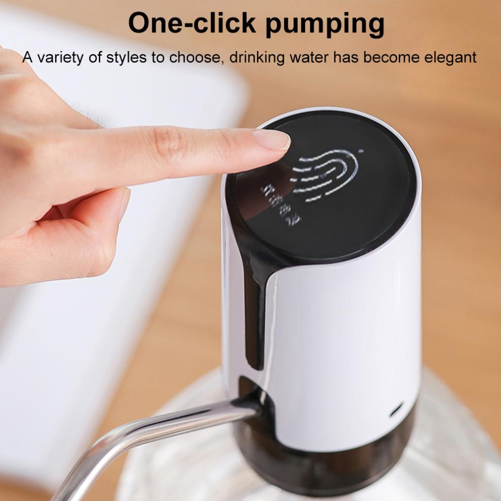 Portable Touch-button Wireless Rechargeable Electric Dispenser Water Pump with USB Cable and 304 Stainless Steel Tube