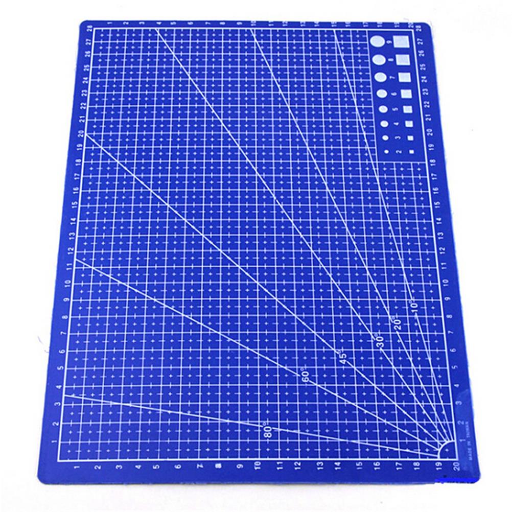A4 Grid Cutting Mats Double-sided Self Healing Cutting Plate Cut Cardboard PVC Manual DIY Patchwork Cutting Pad 30*22cm
