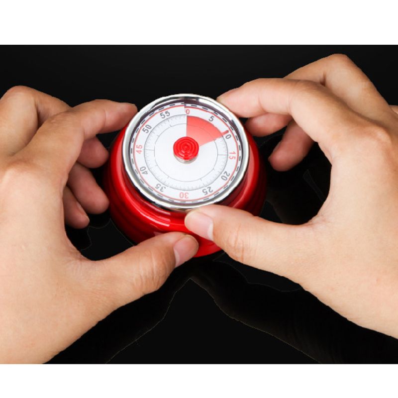 Kitchen Mechanical Timer 60min Loud Alarm Cooking Sleeping Meeting Sports l29k