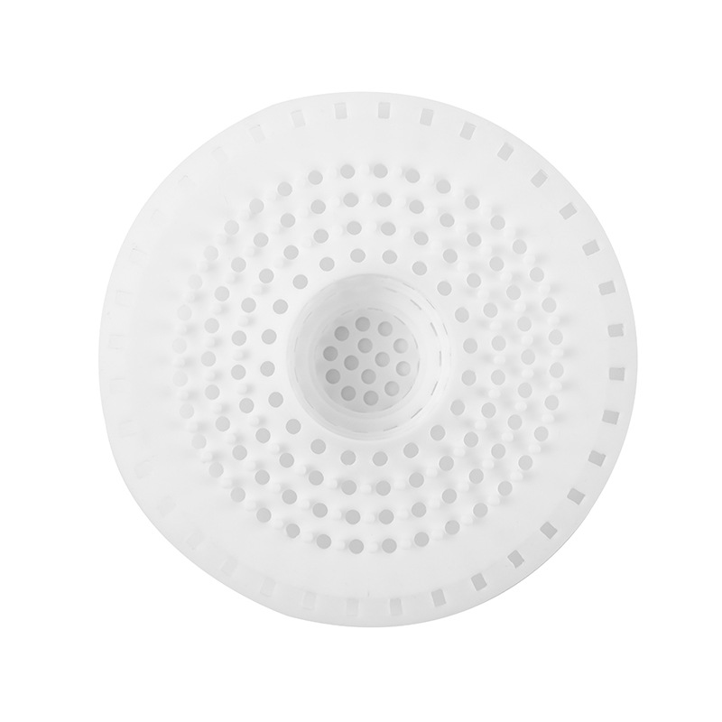 Filtro de fregadero de cocina, colador de drenaje de silicona, filtro de suelo de ducha para el hogar, coladores de fregadero, recogedor de pelo para accesorios de baño: verde