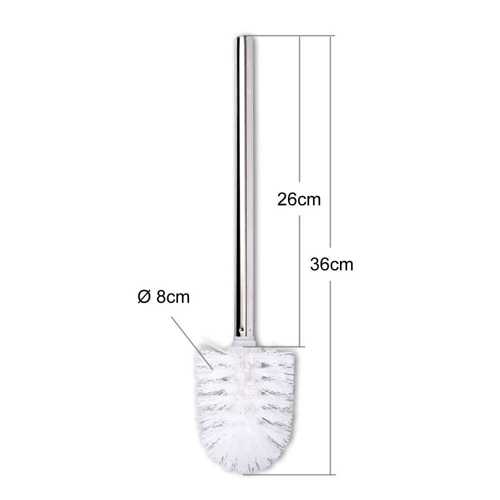 3 Pack Toilet spare brush brush head white stainless steel toilet brush spare toilet brush toilet brushes