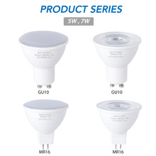 GU10 LED 220V Strahlerlampe Herr16 Maislampe 240V Lampada SMD2835 Bombillas 5W 7W Energiesparende LED-Birne für Zuhause Wohnzimmer