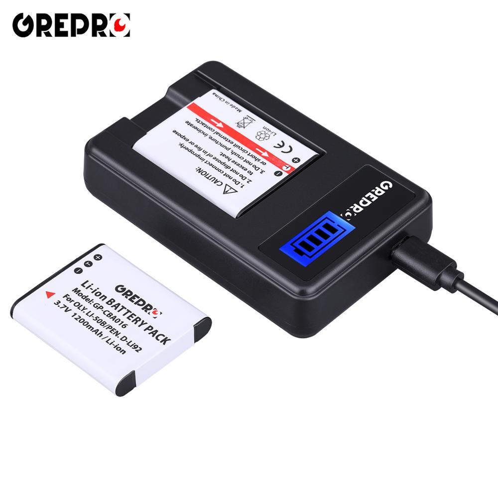 Batterie 3x D-Li92 Li-50B D Li92 Li50B + chargeur Li 50B pour OLYMPUS SP 810 800UZ u6010 u9010 SZ14 SZ16 D755 SZ30 SZ20, Li 70B 90B