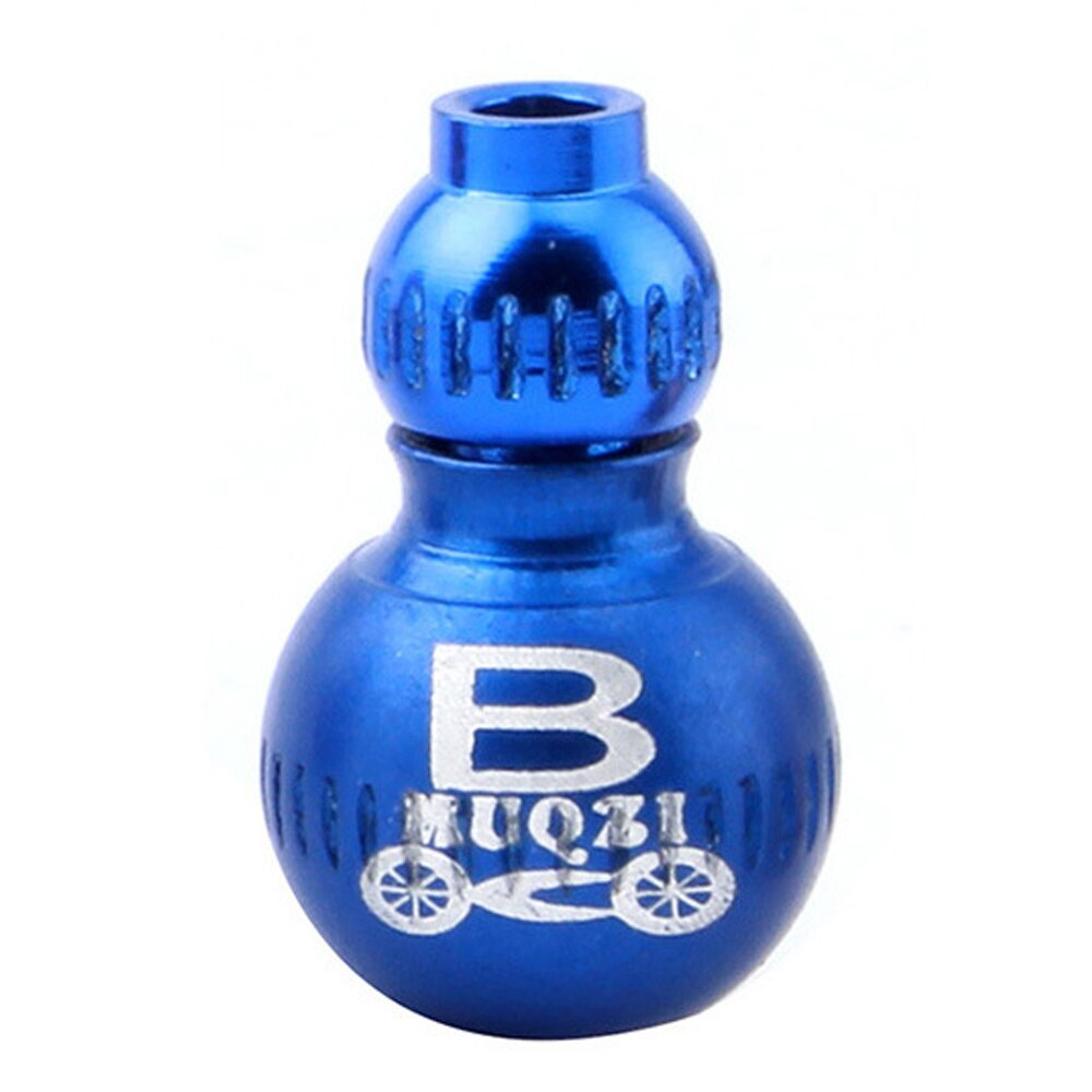 1pcs Bicycle Upscale Brake Inner Wire Core End Caps Mtb Cycling Alloy Shifter Inner Cable End Tail Caps: Brake line Blue