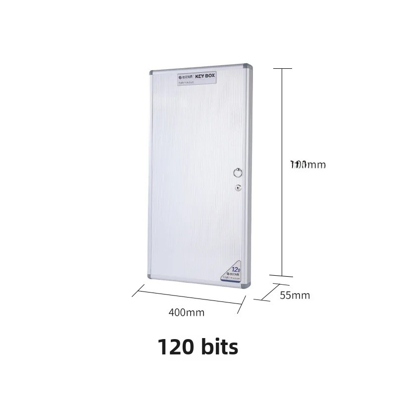 Aluminum Alloy Key Box Wall Mounted Key Cabinet 12-120 Positions Key Management Box Key Storage Case from Mainland China: PURPLE