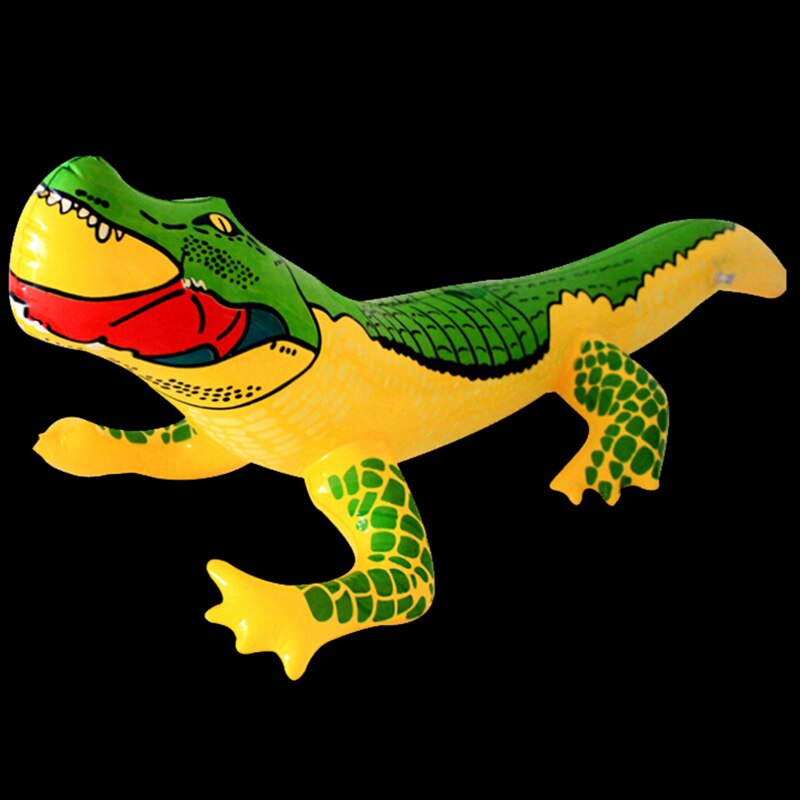 90cm Inflatable Crocodile Blow Up Funny Water Toys Crocodile Toy Alligator Balloon for Summer Beach Swimming Pool Inflatable Toy