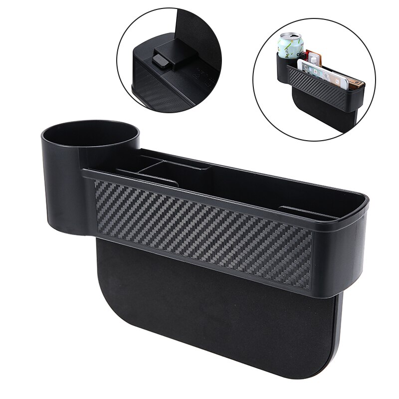 Autostoel opening gleuf opbergdoos organizer telefoon beker voedsel multifunctionele houder organizer auto accessoires