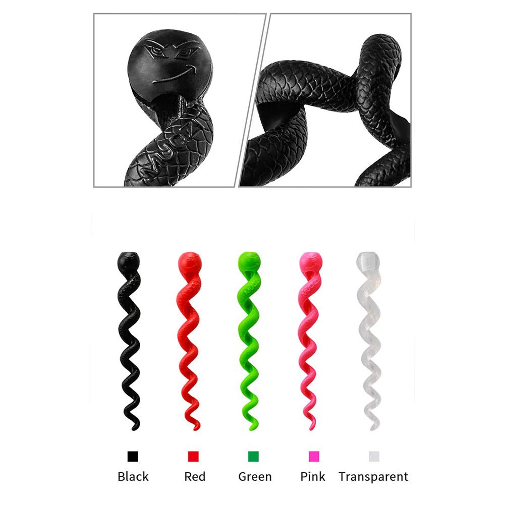 5 sztuk kolorowe owijanie drutu spirala w rękaw kablowy termokurczliwy kable w wiązce ochrona rury spiralna otulina kabel uzwojenia osłony ochraniające