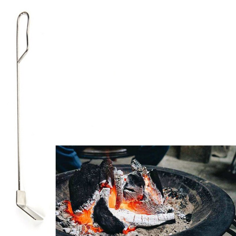 Ceramic Grill Stove Accessories Garden Series Grill Stove Tool Stainless Steel Hook Ash Shovel BBQ Tools For Home Kitchen