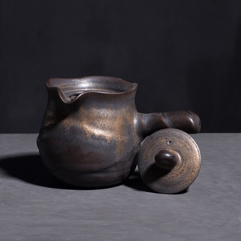 TANGPIN japanese ceramic kyusu teapot vintage side handle tea pot drinkware 200ml