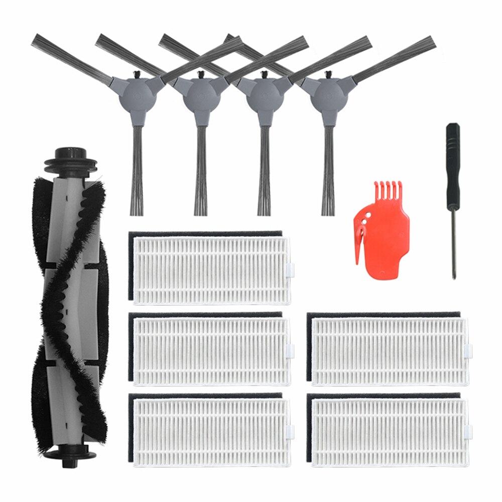 Rolki szczotka główna filtr zmywalny szczotka boczna dla Coredy R550 R500 + R600 R650 R750 D400 odkurzacz robot końcówka robić mopa części