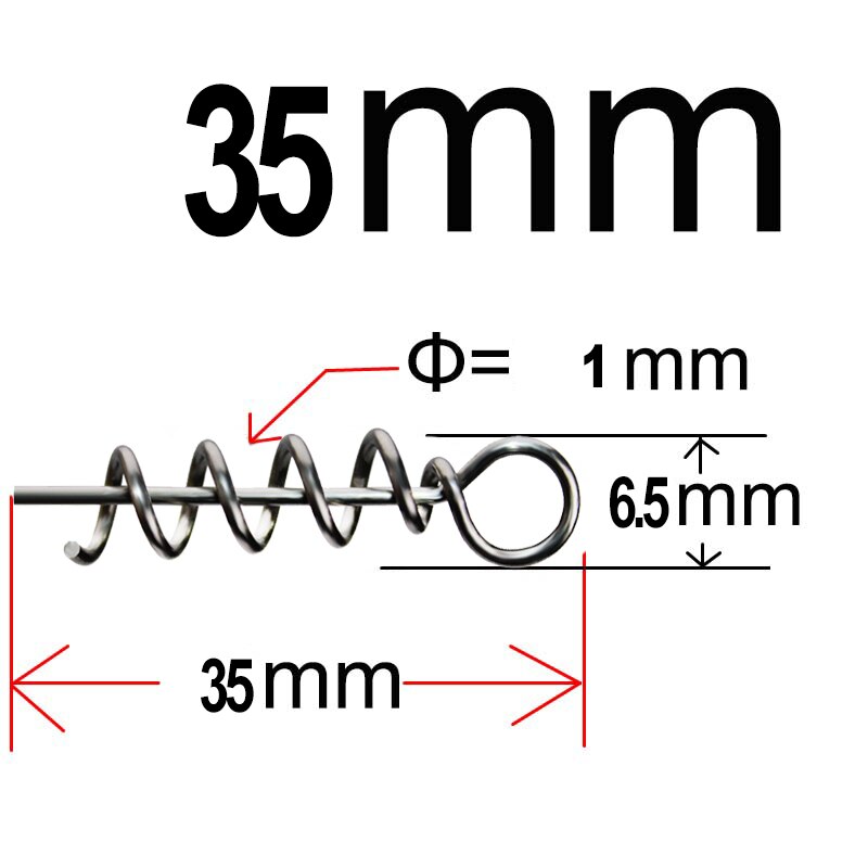 Exacpilles de pêche à ressort, serrure à vis torsadée, loquet de partenaires, serrure à manivelle, leurre souple, appât, ver, petit, grand, 20-100 pièces