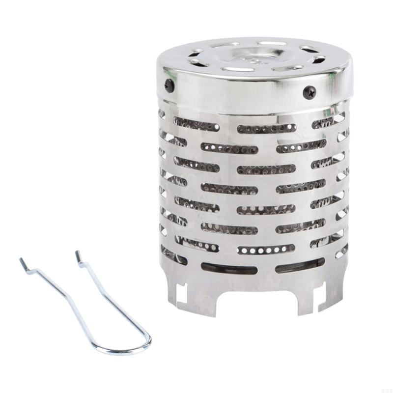 R6FE ACHELUX INOXEUX CHAUFFICATION CAMPING EXTÉRIEUR CAMPING SMELUX COUVERCES POUVOIR COUR CHAUFFICATION PORTABLE CHAUFFICATION: WHITE