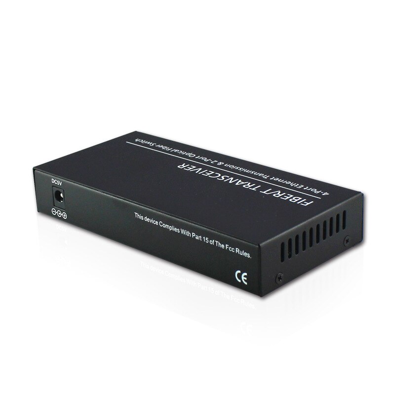4 Port 10/100/1000M Gigabit Ethernet Switch Ethernet Fiber Optical Media Converter 4RJ45&amp;2*SFP fiber