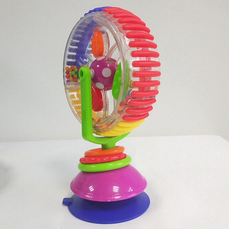 2 pz Del bambino Sonagli Giocattolo di Plastica A Mano Scossa Giocattolo Precoce Educativo del Regalo, Ruota Panoramica e di Origine Animale