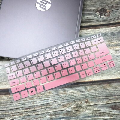 Keyboard Cover Skin Protector For Acer Swift 3 SF313 SF313-51 57NQ sf 313 314 SF314-52 SF314-52G S 13 S5-371 S5-371T: Gradualpink