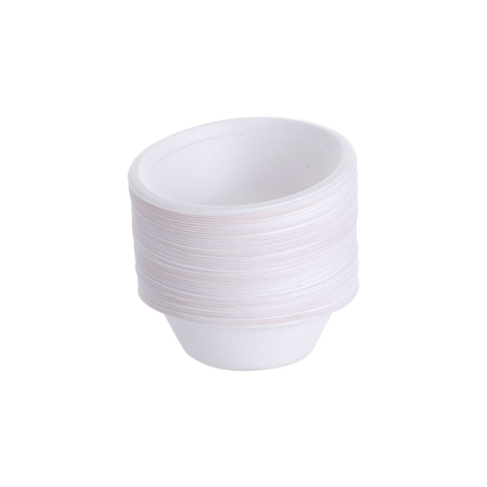 25pcs Paper Bowl Disposable Round Shape Food Bowl Dinnerware Tableware for Party Banquet Home