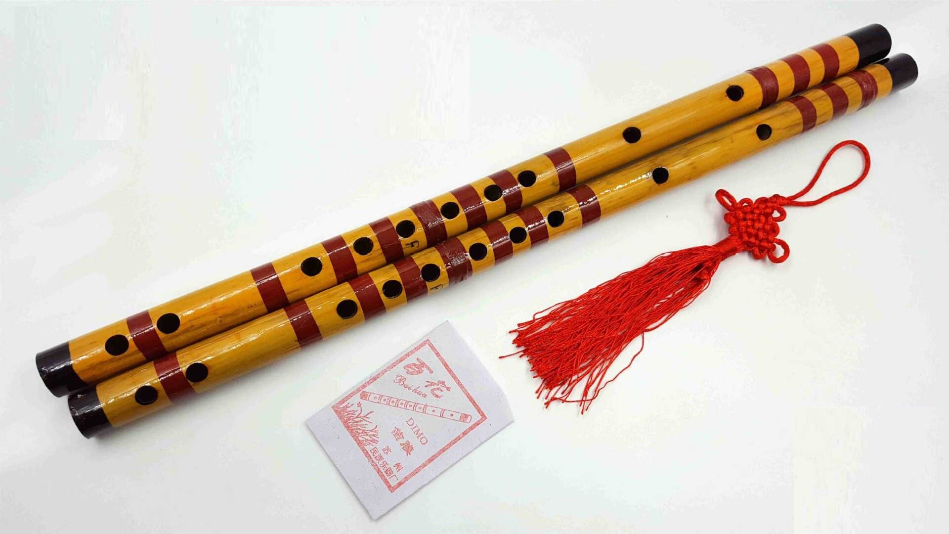 Studenten Van Lage Kosten Fluit Van Zijde Muziek Leren Leren Hoe Tie Rode Lijn Lange Bamboe Fluit fabriek Prijs