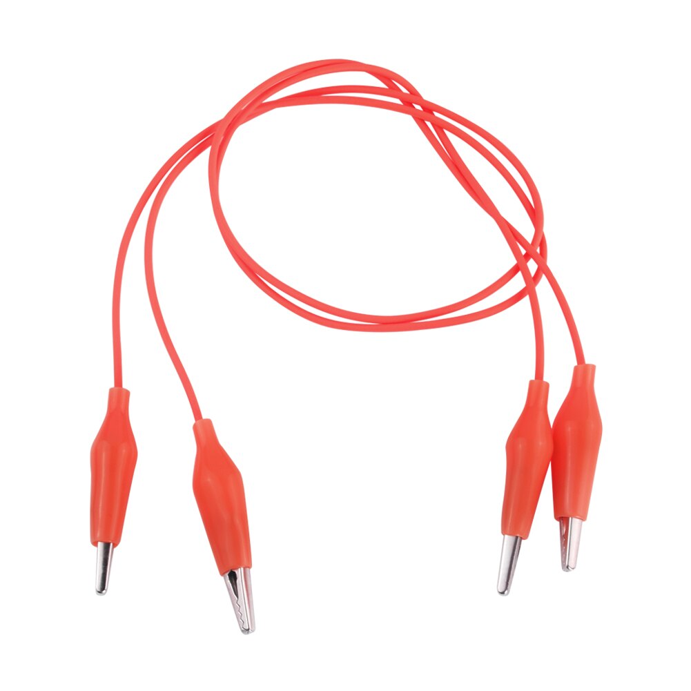 10x verschillende dubbelzijdige testkabels, krokodillenklem, klem voor jumperdraad, 10 stuks testkrokodillenklemmen, jumperprobe