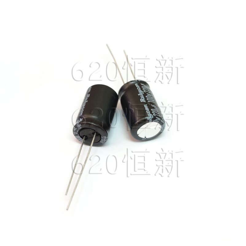 20Pcs/50Pcs Rubycon Px 220Uf 100V 12.5X20mm Elektrolytische Condensator Van Japan 105 Graden 100V220UF 1000-2000 Uur 100PX220M